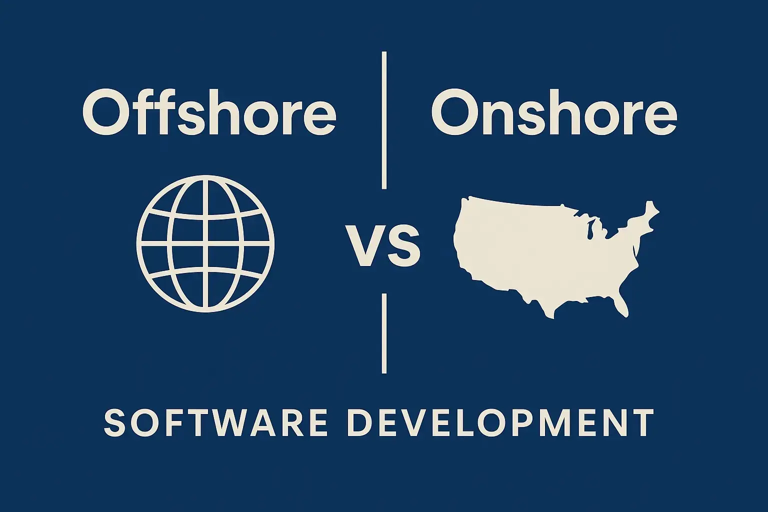 Offshore versus onshore software development cost comparison