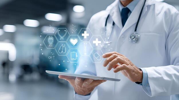 Healthcare software development — patient portal dashboard interface