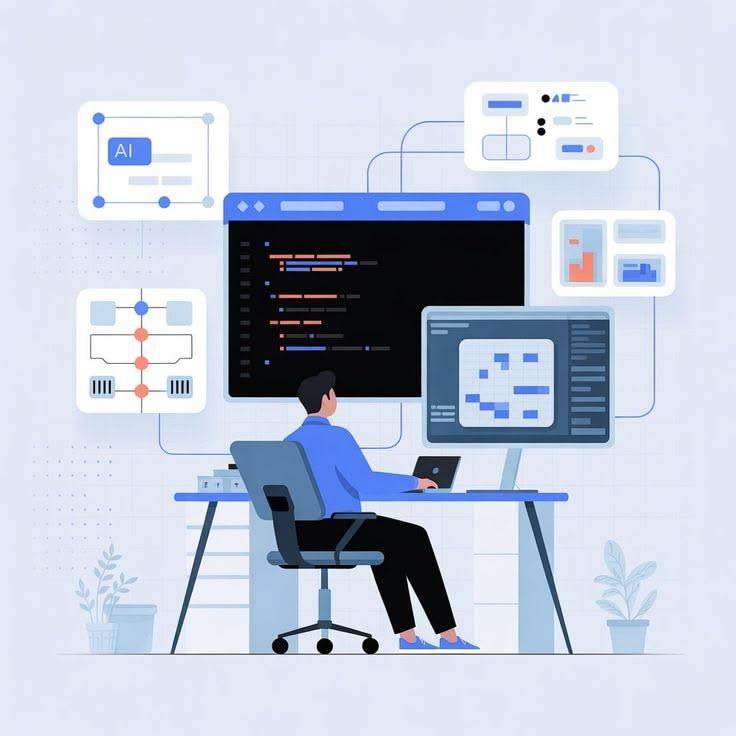 VORTEXA custom web development — modern responsive website interface on multiple devices