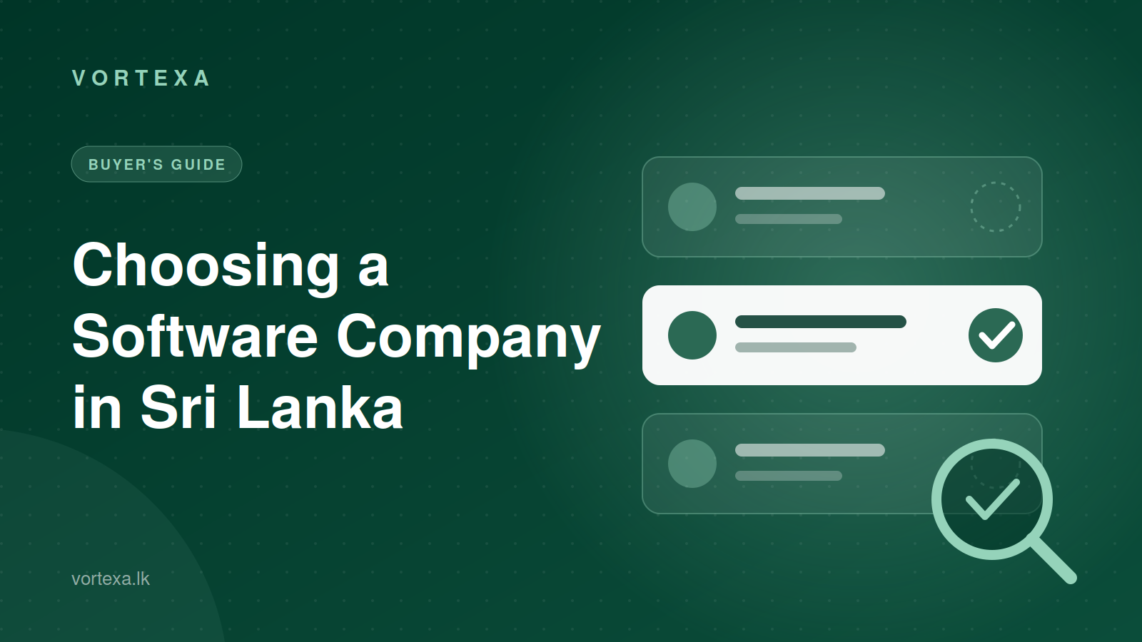 Checklist for choosing a software development company in Sri Lanka