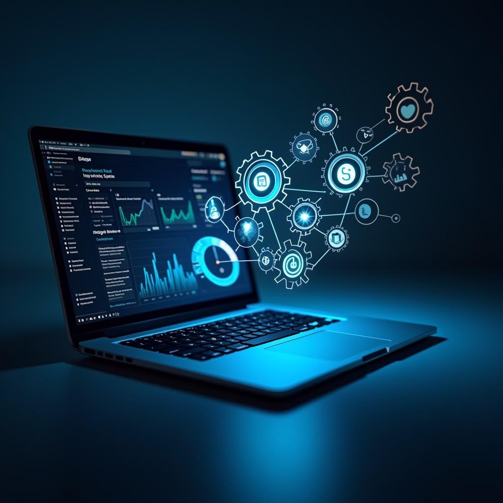 Abstract AI neural network visualization — machine learning platform case study