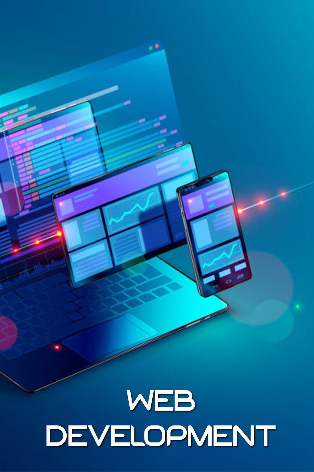 VORTEXA custom web development — modern responsive website interface on multiple devices
